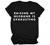 Raising My Husband is Exhausting T-Shirt for Women Funny Sayings Graphic Letter Shirts Casual Short Sleeve Tee Tops
