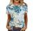 Womens Summer Tops Short Sleeve Fashion Casual Trendy Printed Tshirts Crew Neck Tee Shirt Cute T Shirts Ladies Blouses