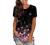 Summer T-Shirt for Women Striped Leopard Print Short Sleeve Tops Casual Color Block T Shirt Crewneck Tunic Tee Blouse