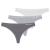Eddie Bauer Women's Active Stretch Thong Underwear with Elastic Waistband, 3 Pack