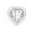 Heart Initial Stud Earrings for Girls, 925 Sterling Silver Studs Hypoallergenic Earrings CZ Heart Initial Earrings 14K Gold Plated Earrings for Teen Girls Jewelry for Kids Earrings for Little Girls
