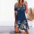 Summer Spring Dresses for Women 2022 Strappy Cold Shoulder Boho Tshirt Dress Trendy Hollow Loose Short Sleeve Dresses