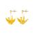 Stud Earrings Origami Paper Crane Ougi Syuriken | Made in Japan, Hypoallergenic dangle earrings, Surgical Stainless Steel / for Women Girl