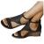 haoricu Sandal Shoes, Women Premium Orthopedic Open Toe Sandals Vintage Anti-Slip Breathable for Summer