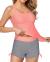 Yonique Womens Tankini Swimsuits Athletic Two Piece Tummy Control Bathing Suits with Shorts Modest Tank Tops