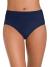 Penbrooke Women's Swimwear Solid Basic Tummy Control Full Coverage Brief Swim Bottom