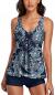 Modest Tankini Swimsuits for Women Two Piece Bathing Suits Floral Print Tank Top with Boyshorts Tummy Control Swimming Suits