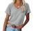 Women Tops Short Sleeve Color Block T-Shirts Tees Raglan Casual Loose Fit Tunic Tops