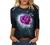 Women 3/4 Sleeve Tops Casual Tie Dye Graphic Tee Shirts Summer Crewneck Sweatshirt Loose Fit T Shirts Tunic Blouses