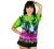 V.H.O. Funky Hawaiian Blouse Shirt Casual Men Front Pocket Button Down Very Loud Shortsleeve Unisex Beach Multi Colors