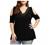 SNKSDGM Women Retro Polka Dot Knot Front Flowy Pleated Tunic Tops Deep V Plus Size Ruffle Sleeve T Shirts Casual Office Shirt