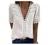 Womens V Neck Lace Short Sleeve Tops Ruffle Swiss Dot Blouses Shirts Cute Pom Pom Pleated Tunic Summer Tops