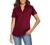 CEASIKERY Women's Short Sleeve V Neck Tops Casual Tunic Blouse Loose Shirt