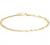 18k Gold Paperclip Chain Choker Satellite Chain Lava Bead Pendant Necklace Dainty Jewelry for Women 16''