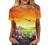 Womens Summer Tops Short Sleeve Fashion Casual Trendy Printed Tshirts Crew Neck Tee Shirt Cute T Shirts Ladies Blouses