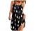 SNKSDGM Summer Dress for Women Sexy Sleeveless U-Neck Tank Dress Casual Beach Sundress Bikini Swimsuit Cover Ups Dresses