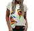 Graphic Tees for Women Round Neck Abstract Face Vintage Aesthetic Printing Short Sleeve T-Shirts Casual Summer Blouses