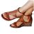 haoricu Sandal Shoes, Women Premium Orthopedic Open Toe Sandals Vintage Anti-Slip Breathable for Summer