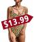 PRETTYGARDEN Women One Piece Swimsuit U Neck Tummy Control Swimwear Slimming Strap Backless Bathing Suit