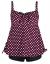 Septangle Women Plus Size Bathing Suits Paisley Print Two Piece Swimsuit Tankini Swimwear