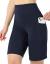 ChinFun Women's 10" High Waist Yoga Shorts Athletic Workout Running Lounge Bermuda Shorts with Pockets