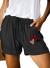 CILKOO Womens Comfy Drawstring Casual Elastic Waist Pocketed Shorts(S-3XL)
