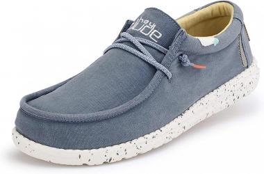 Hey Dude Wally Washed Blue Stone Yellow 8