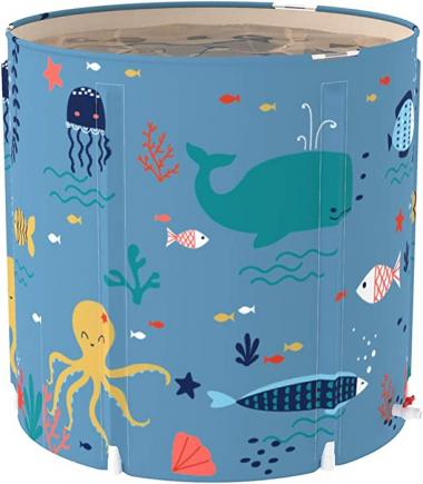 Foldable Bathtub, Adult and Children's Large Bath, Whole Body Bath, Easy Mounting, Indoor Bath Tub SPA Tub, Outdoor Portable Simple Shower