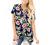 SAMPEEL Womens Tops Casual Summer T Shirts Twist Knot Tunic Tops