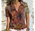 Summer Women Graphic Tshirt Tops Casual Sexy Slim V Neck Tunic Tee Fashion Cute Floral Short Sleeve Button Down Blouse