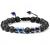 Lava Rock Bracelet - 8mm Stone Tiger Eye Bracelet Lava Rock Bracelet , Stress Relief Yoga Beads Adjustable Bracelet Anxiety Aromatherapy Essential Oil Diffuser Healing Lava Bracelet for Men Women