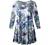 LARACE Women 3/4 Sleeve Tunic Top Loose Fit Flare T-Shirt