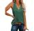 Sunborui Women's Sleeveless V Neck Tank Tops Summer Casual Basic Solid Color Camis Tee Shirts