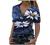 Smooto Tunic Blouse Women's Casual Short Sleeve Sexy V-Neck T-Shirt Zipper Off Shoulder Loose Tops