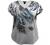 LEEBE Women and Plus Size Dolman Short Sleeve Print Top (Small-5X)