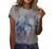Summer Tops for Women Cute Sunflower Print Short Sleeve T-Shirt Casual Crew Neck Tshirts Plus Size Graphic Tees Shirts