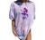 Smooto Basic Blouse Womens Loose Moon Sun Print O-Neck Short Sleeve Casual Workout T-Shirts Loose Tunic Blouse
