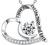 I Love You to the Moon and Back Necklace 925 Sterling Silver July Birthstone Ruby Necklace for Wife Mom Birthday Gifts Heart Pendant Jewelry for Women