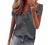 Womens Dressy Office Business Work Shirt Top Shirts V Neck Short/Long Sleeve Button Down Blouses Casual Plus Size Tops