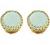 JewelryGift Choose Your Natural Gemstone Round Shape Stud Earrings 18K Gold Plated Fashion Jewelery Earrings for Womens And Girls