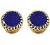 JewelryGift Choose Your Natural Gemstone Round Shape Stud Earrings 18K Gold Plated Fashion Jewelery Earrings for Womens And Girls