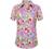 SSLR Womens Hawaiian Shirt Floral Blouses Short Sleeve Button Down Shirts for Women