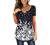 Plus Size Womens Tunic Tops To Wear With Leggings Summer Short Sleeve