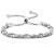 Italian .925 Sterling Silver Diamond-Cut Ball Covered by Twisted Coreana Adjustable Bolo Bracelet