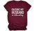 Raising My Husband is Exhausting T-Shirt for Women Funny Sayings Graphic Letter Shirts Casual Short Sleeve Tee Tops