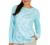 Reel Legends Womens Reel-Tec Ragland Print Long Sleeve Top