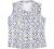 Reel Legends Womens Tropical Mariner Collared Sleeveless Top
