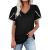 Smooto 2022 Women Summer Blouses Casual V-Neck Short Sleeve T-Shirt Oversized Blouse Women Basic Tee Tops