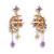 Anime Game Genshin Impact Zhongli Keqing Mona Cosplay Props Earrings Fashion Jewelry Gift For Women Girls