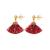 Stud Earrings Origami Paper Crane Ougi Syuriken | Made in Japan, Hypoallergenic dangle earrings, Surgical Stainless Steel / for Women Girl